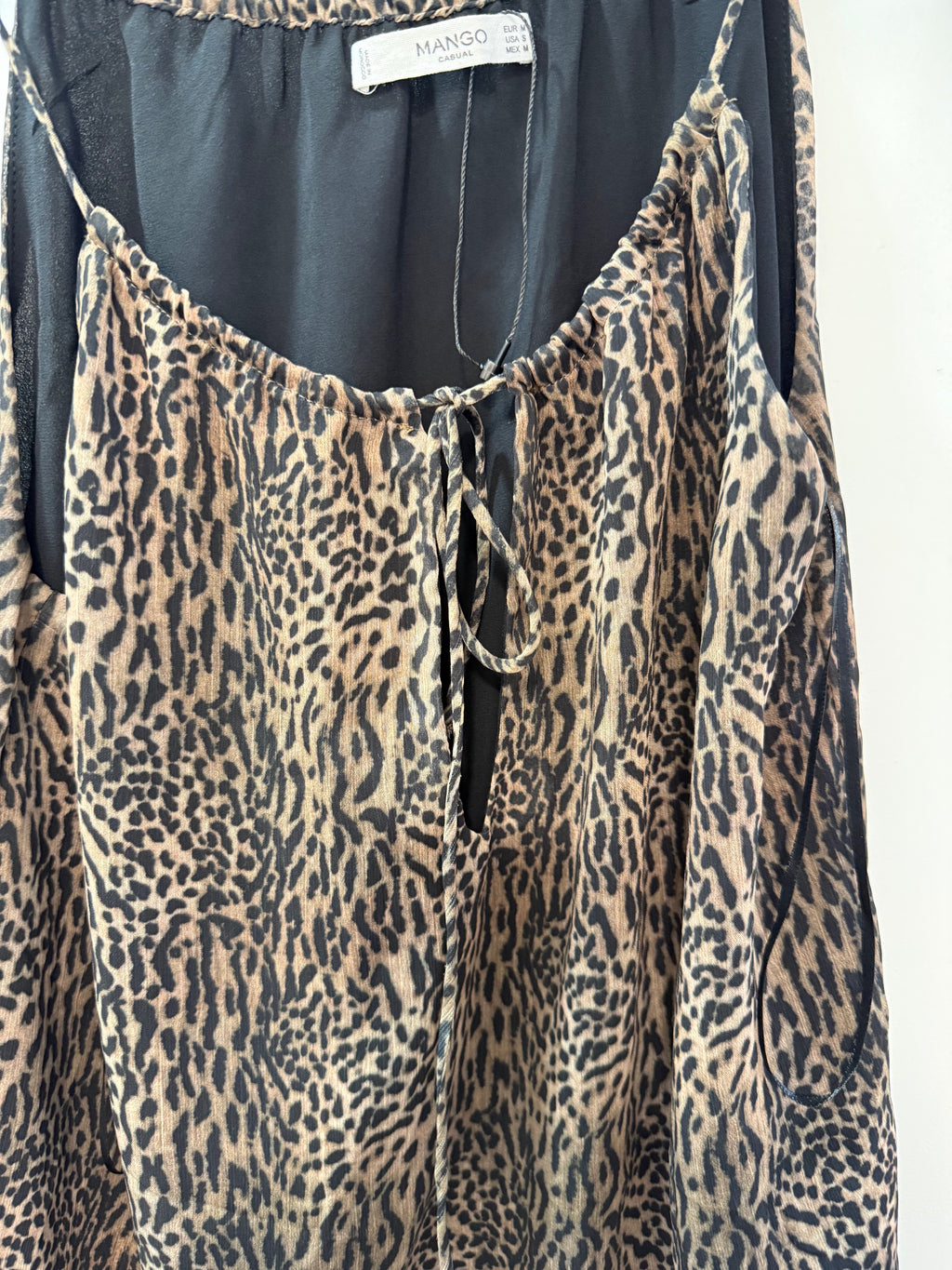 Leopard Print Co-ord Set - Blouse & Pants Matching Outfit
