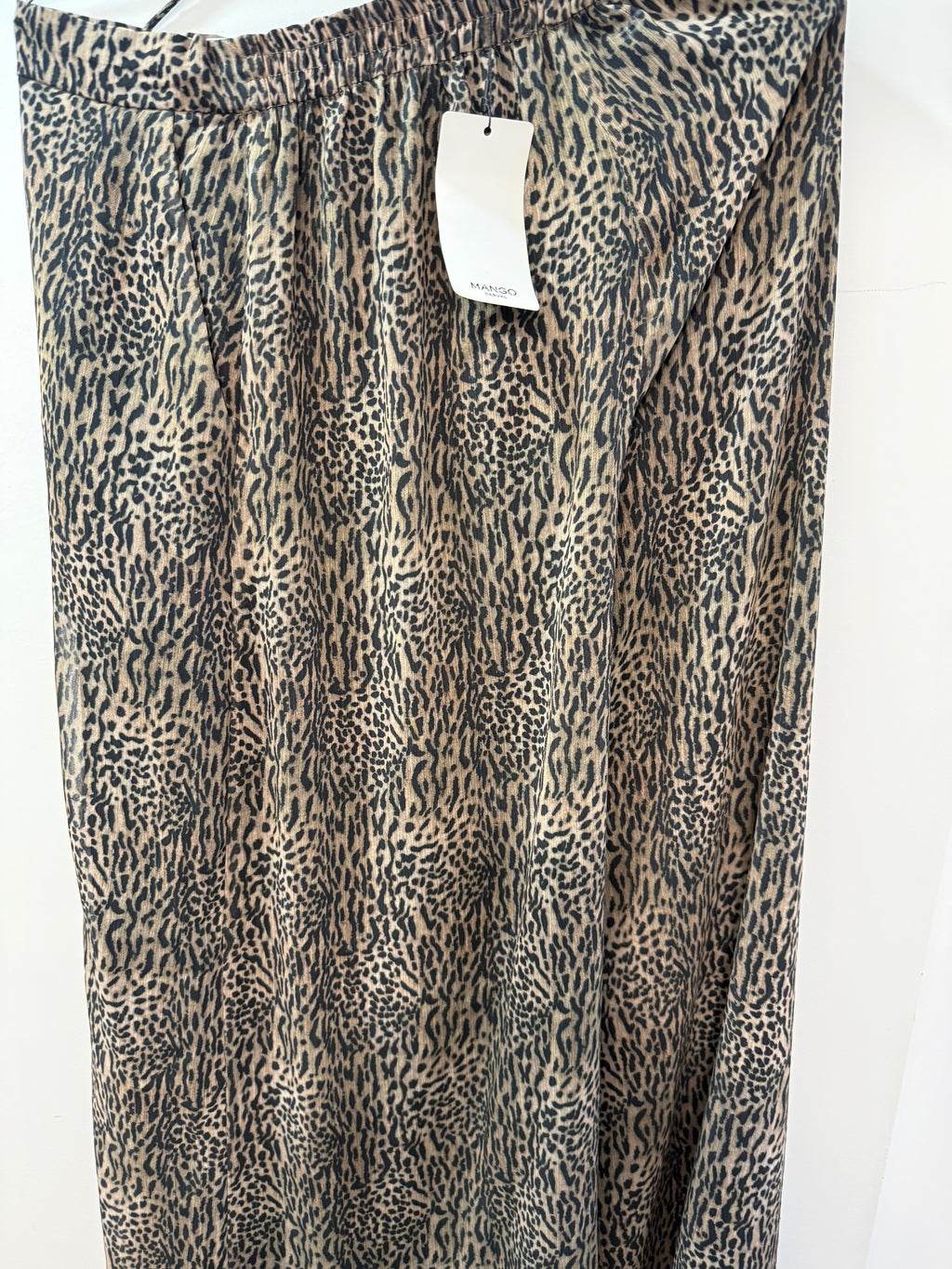 Leopard Print Co-ord Set - Blouse & Pants Matching Outfit