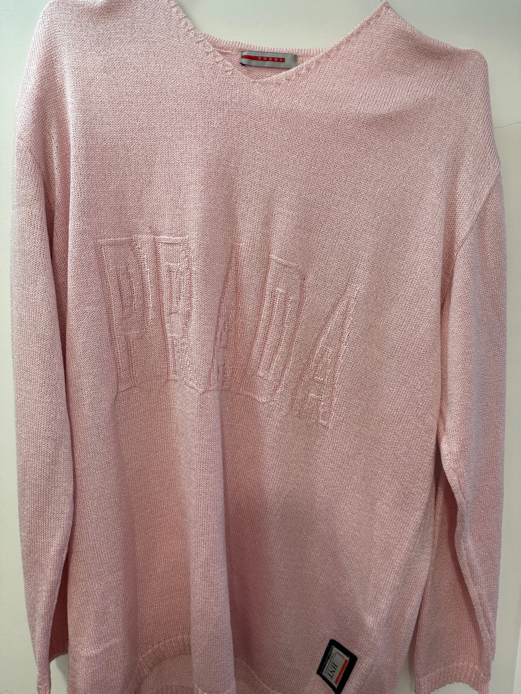 Luxury Pink Shimmer Sweater - Designer Knit Pullover