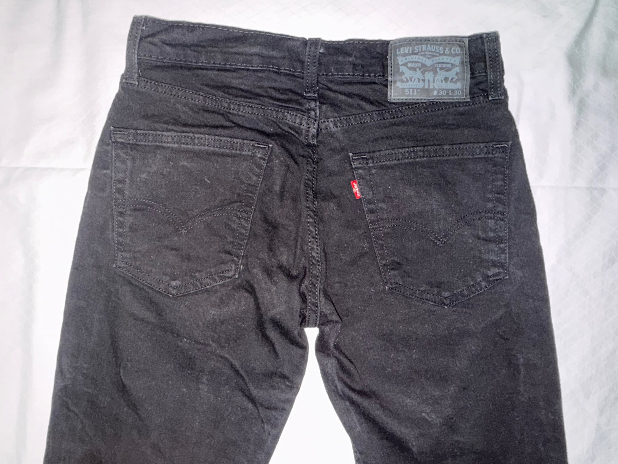 Levi's 511 Slim Fit Black Jeans - Men's Denim