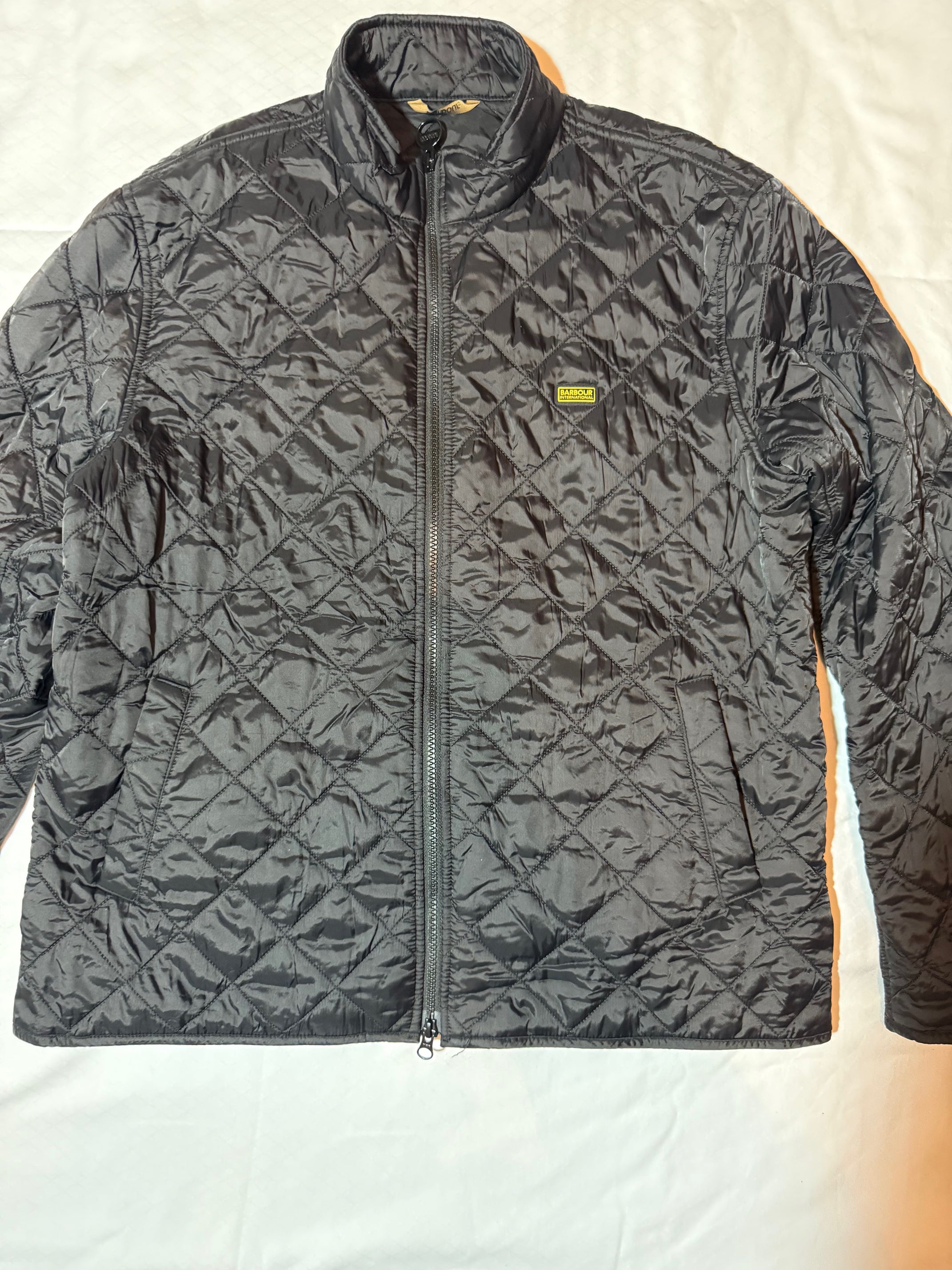 Barbour International Black Quilted Jacket
