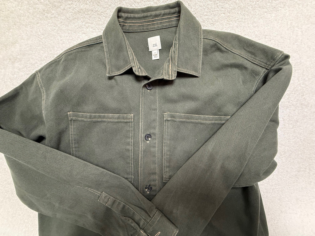 River Island Khaki Utility Shirt Jacket