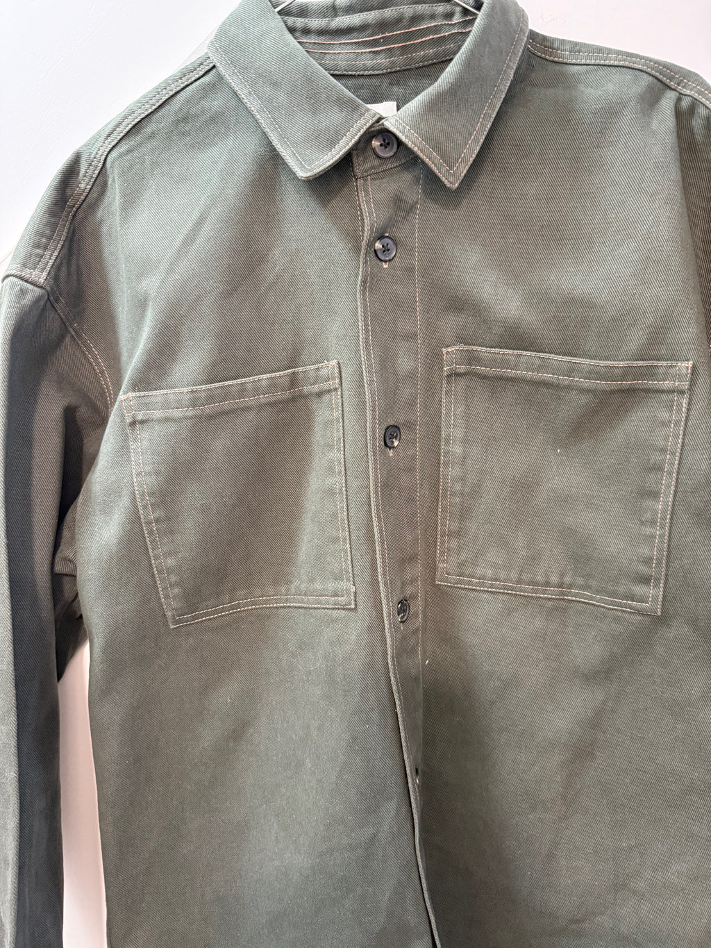 River Island Khaki Utility Shirt Jacket