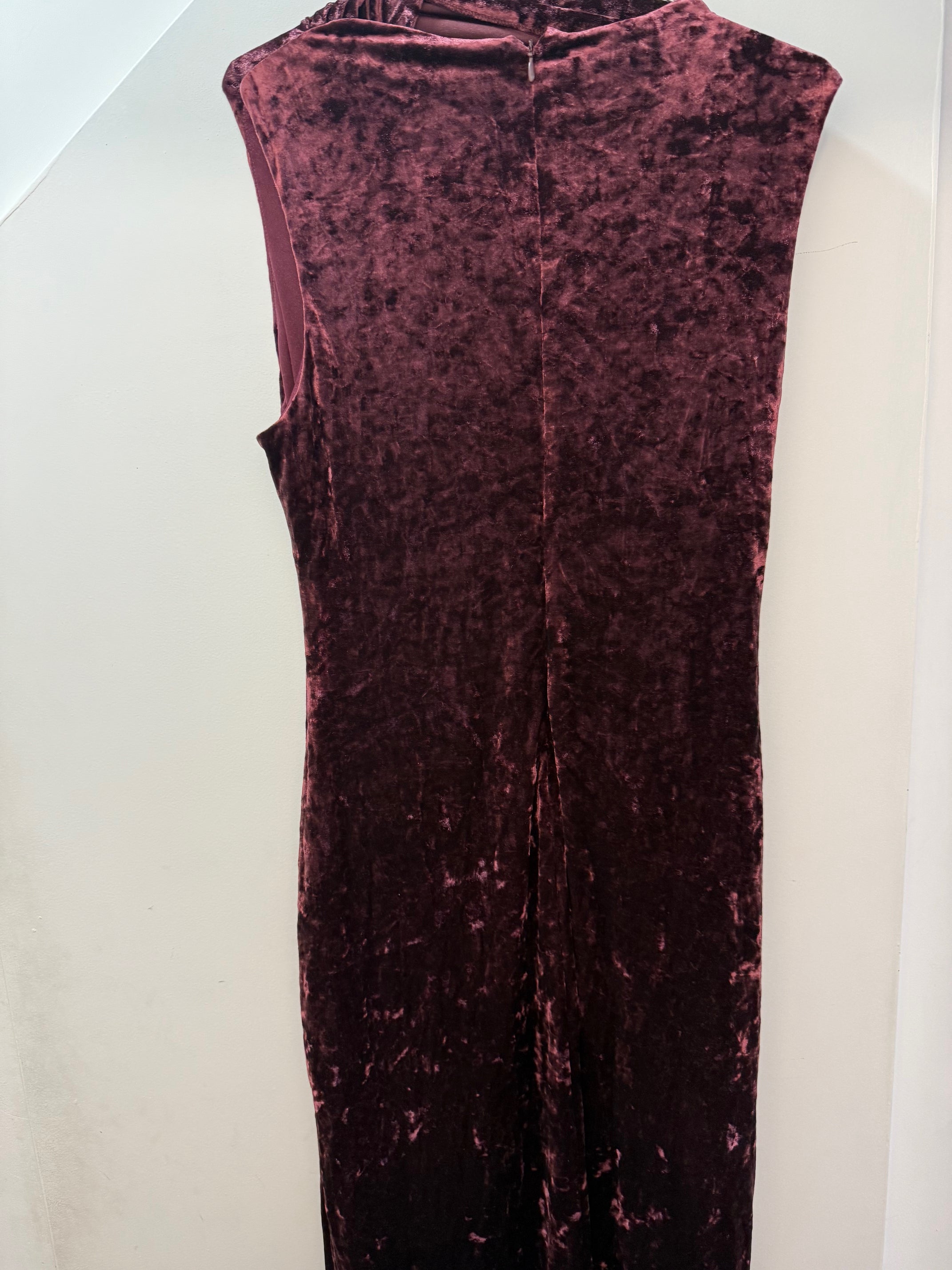 Superdry Velvet Cowl Neck Dress