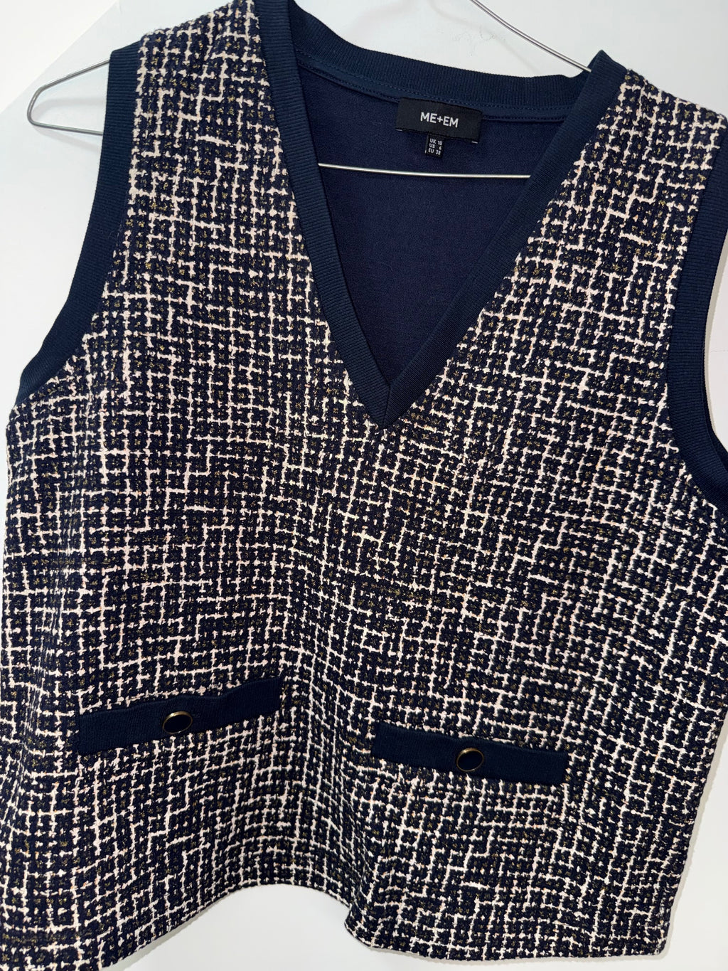 ME+EM Tweed Waistcoat