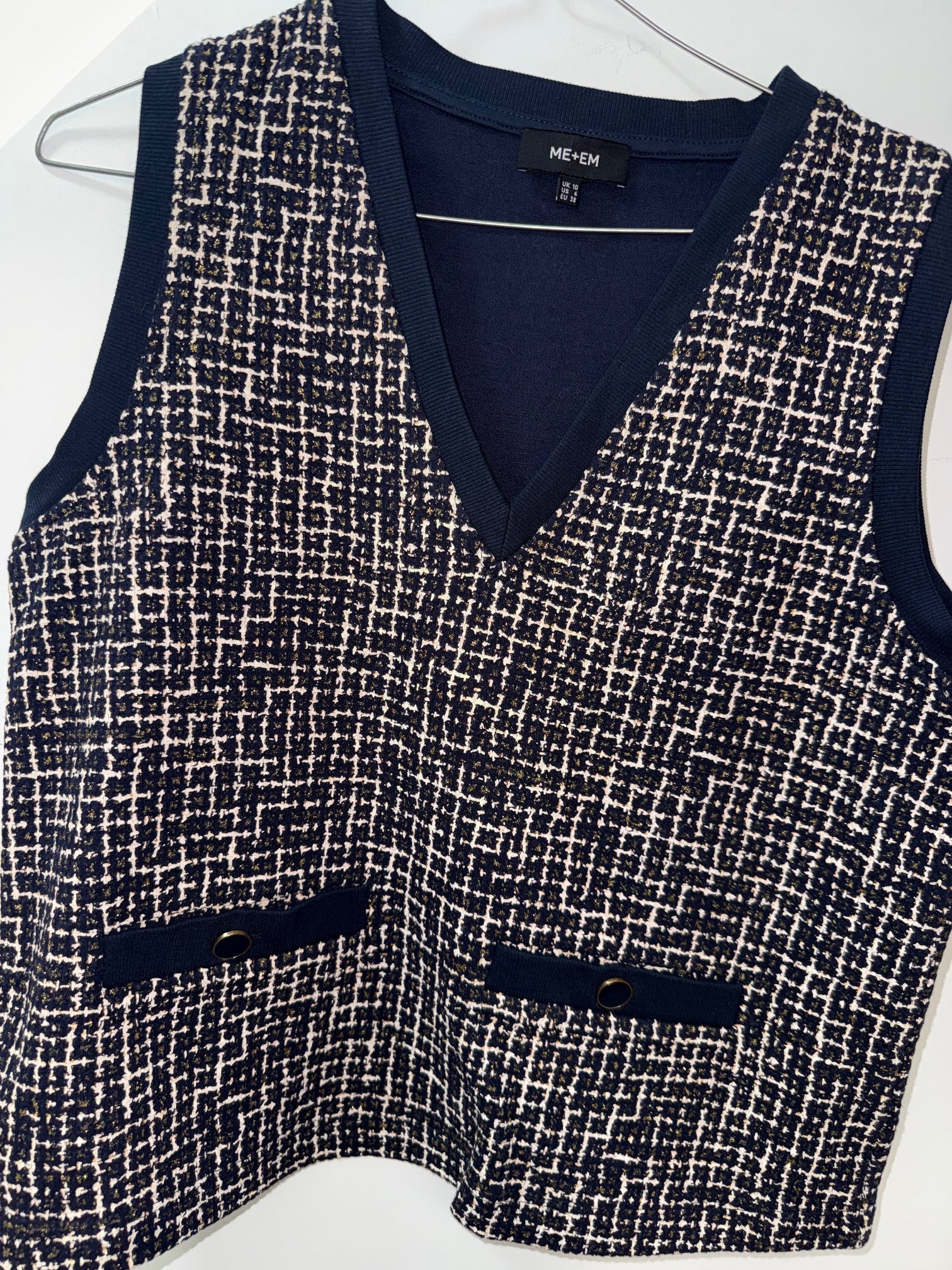 ME+EM Tweed Waistcoat