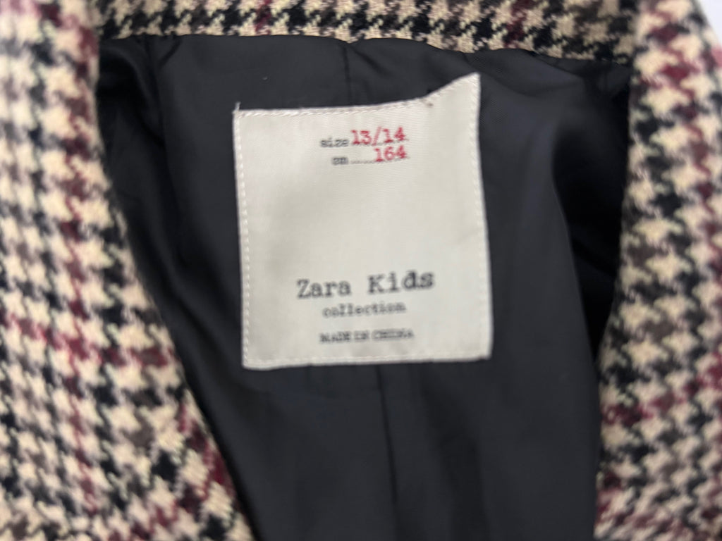 Zara Kids Houndstooth Blazer - Girls
