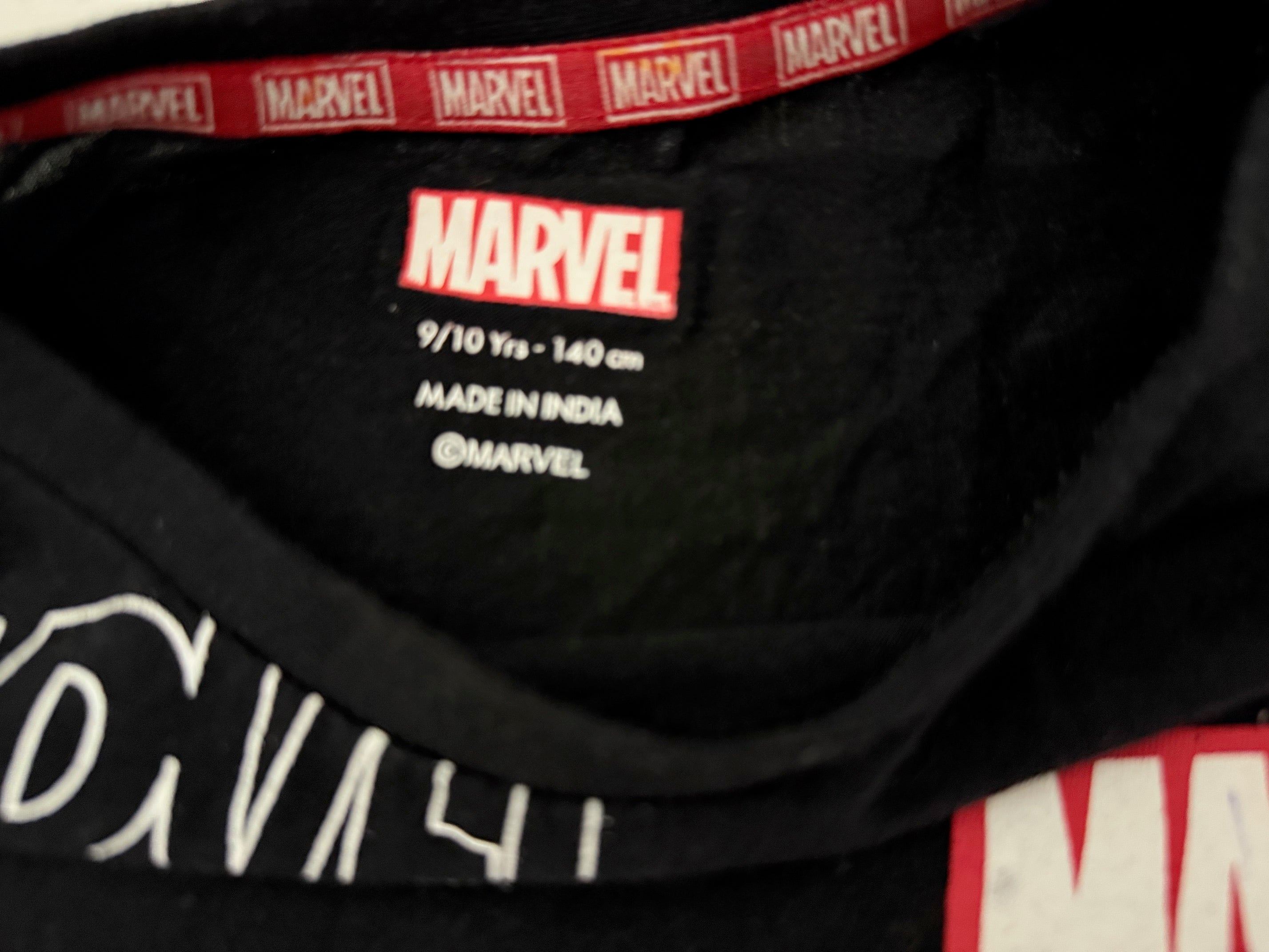 Marvel All-Over Logo Print T-Shirt - Kids