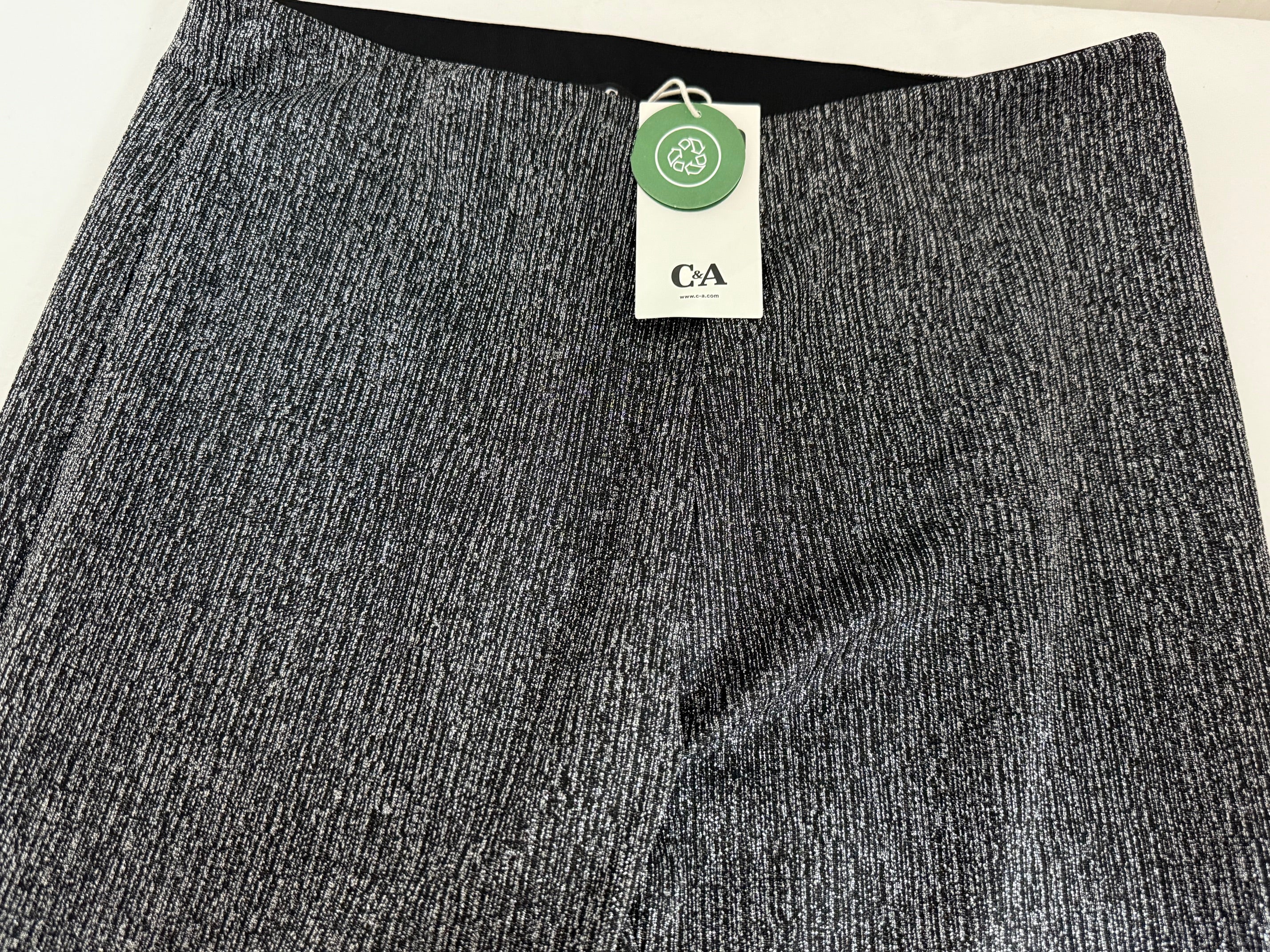 C&A Metallic Shimmer Pencil Skirt