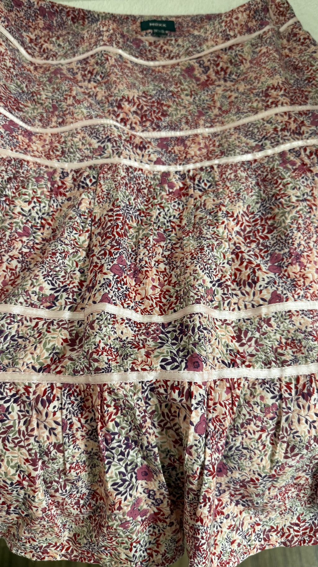 Mexx Floral Tiered Skirt Size 12