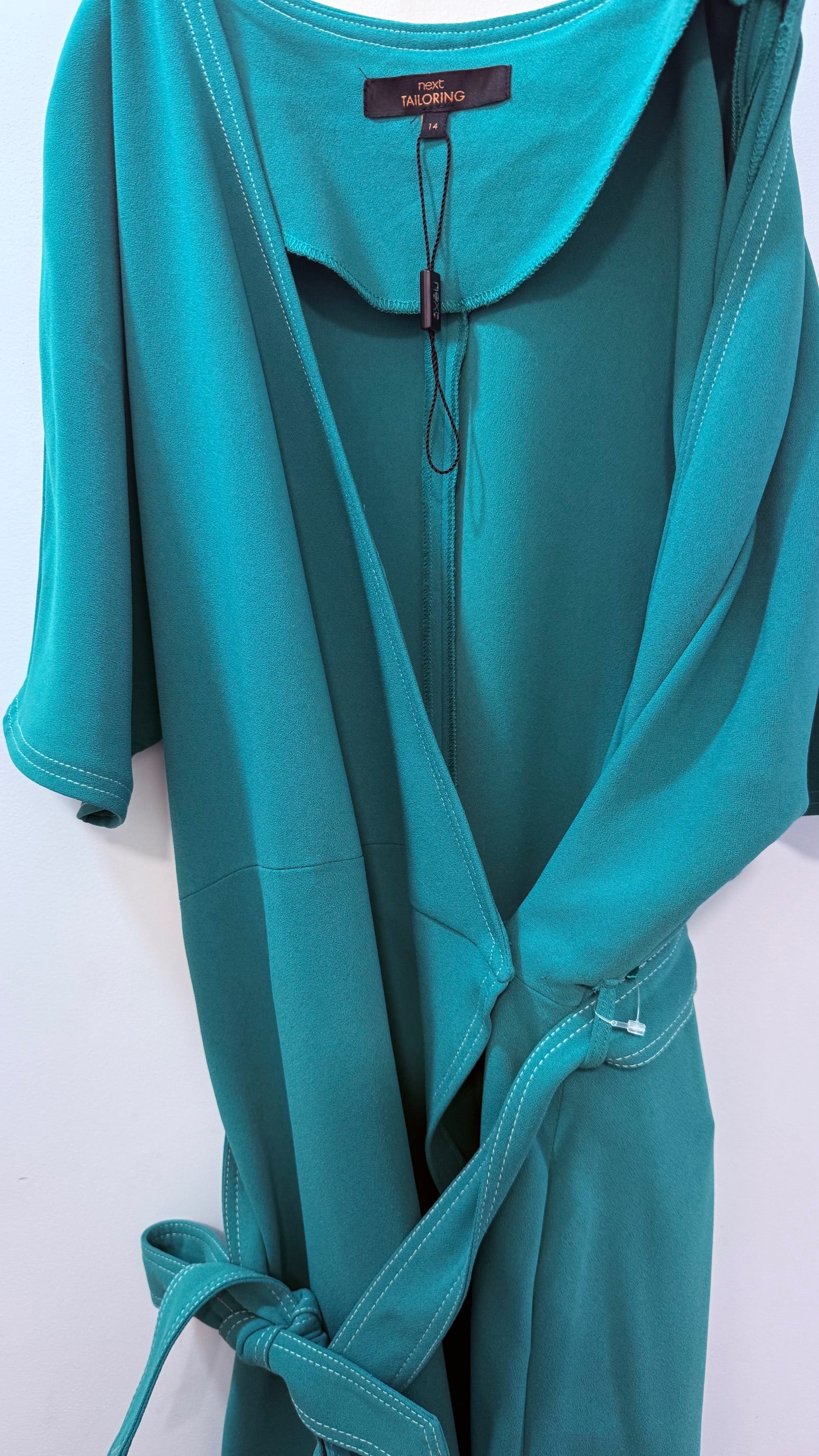 Next Tailoring Turquoise Dress Size 14
