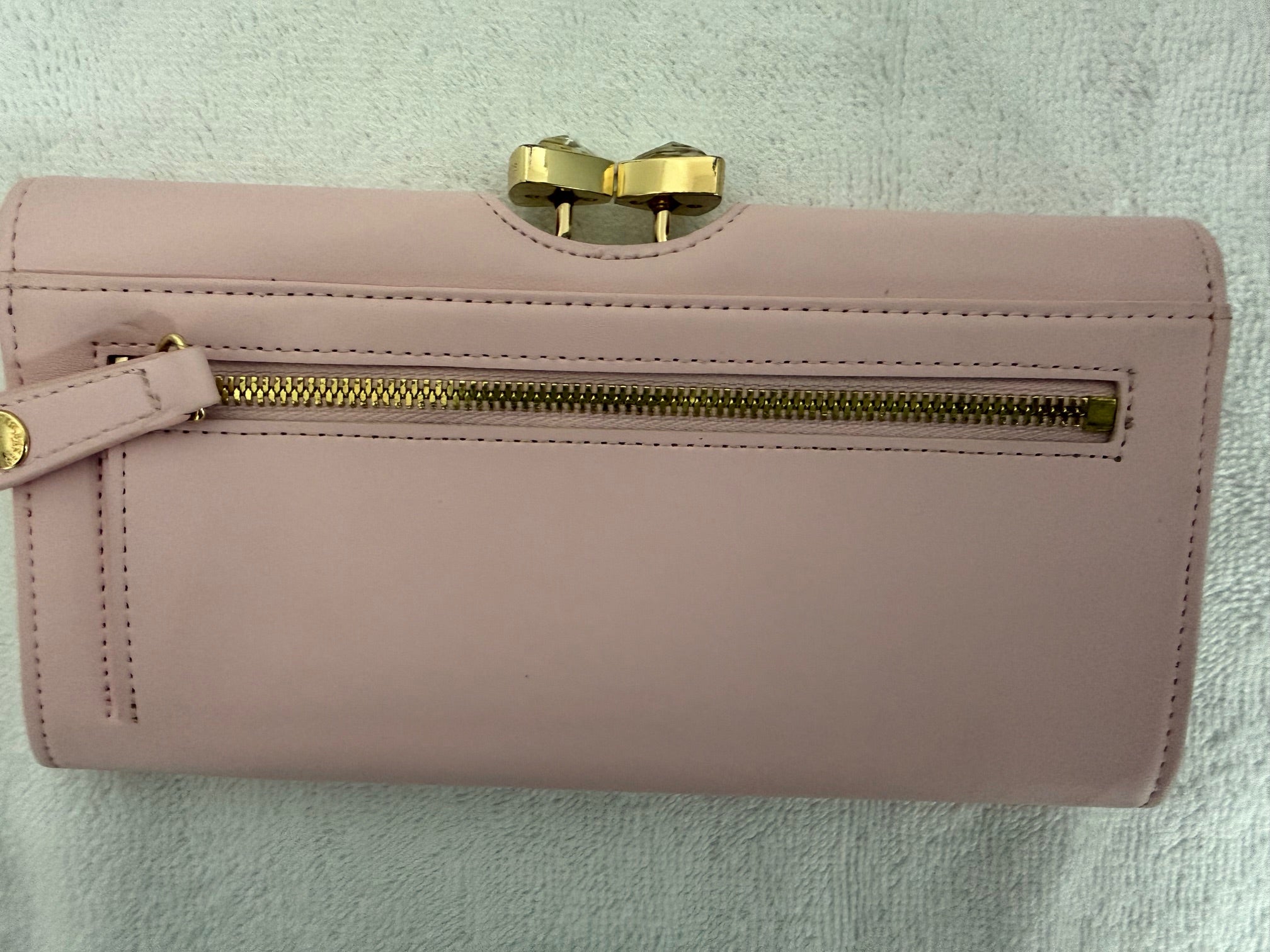 Pink Crystal Bow Wallet