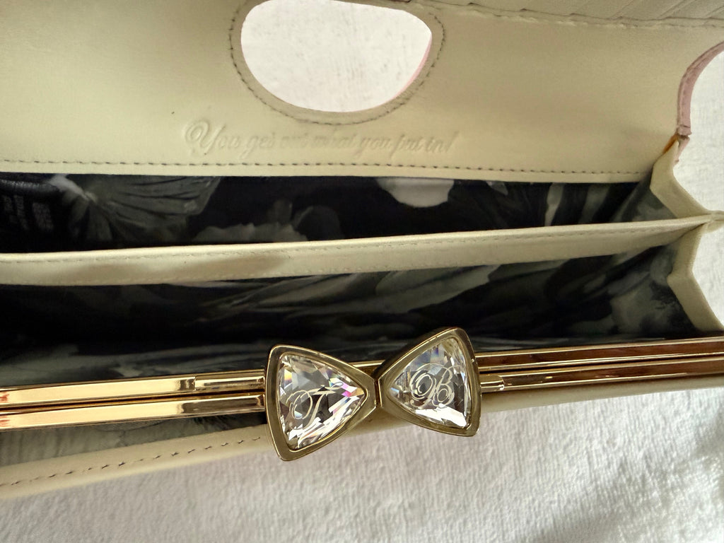 Pink Crystal Bow Wallet