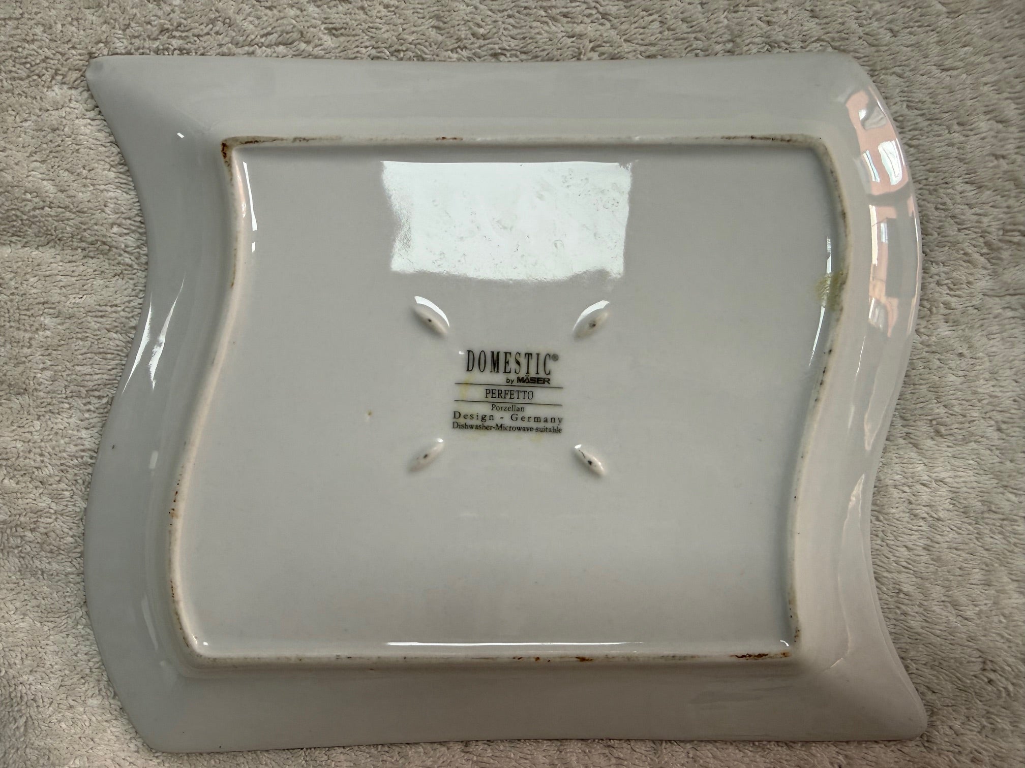 Domestic by Maser Perfetto Porcelain Plate