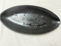 Black Oval Enamel Serving Platter – Vintage Style