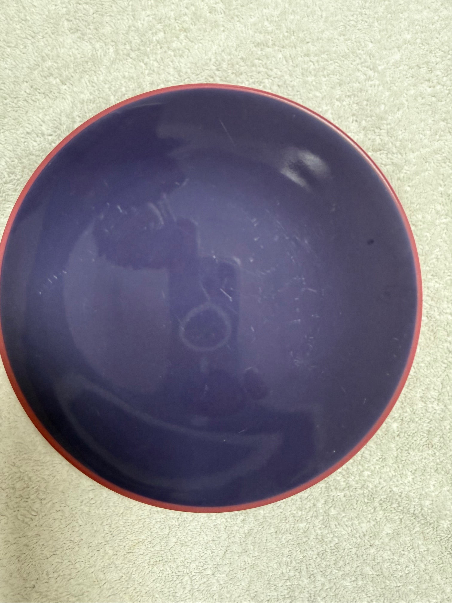 Burgundy & Purple Charger Plate