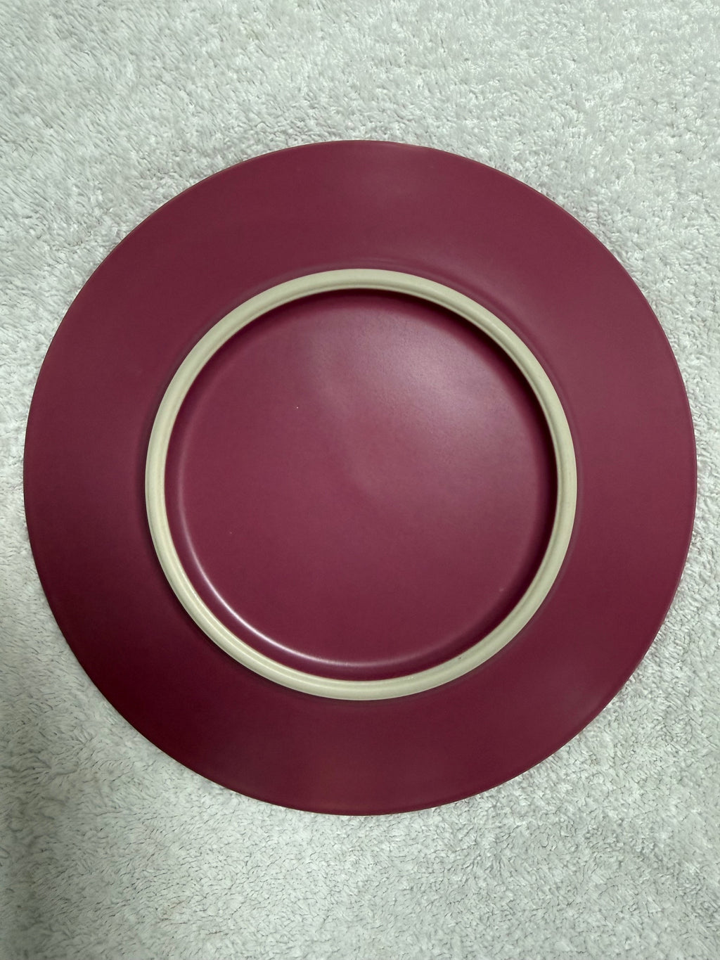 Burgundy & Purple Charger Plate