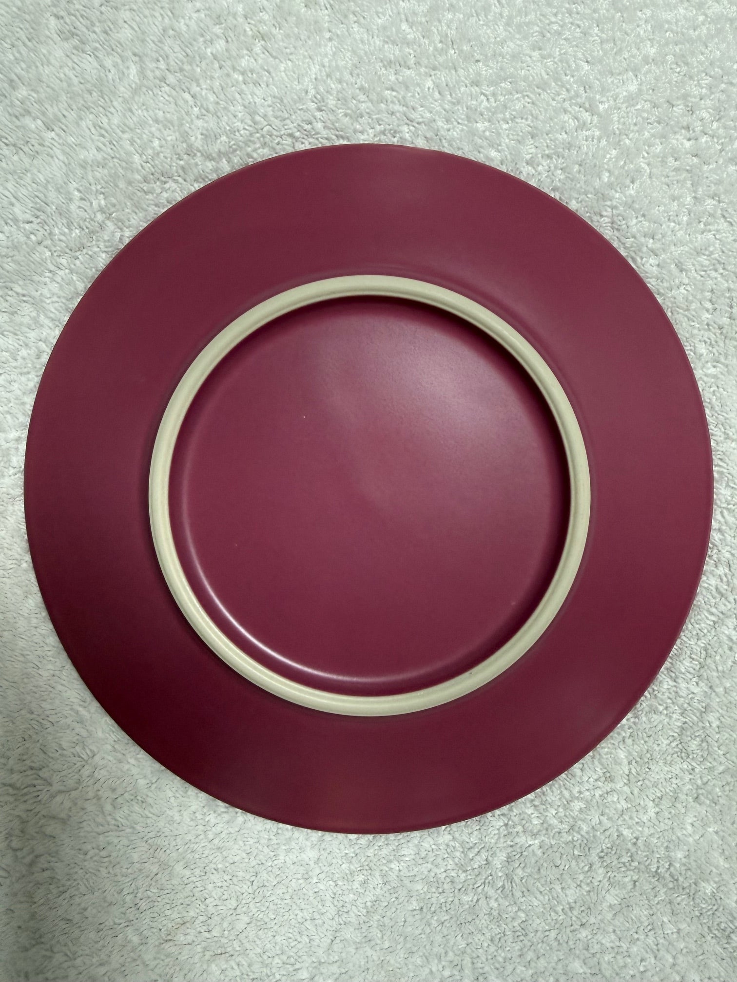 Burgundy & Purple Charger Plate