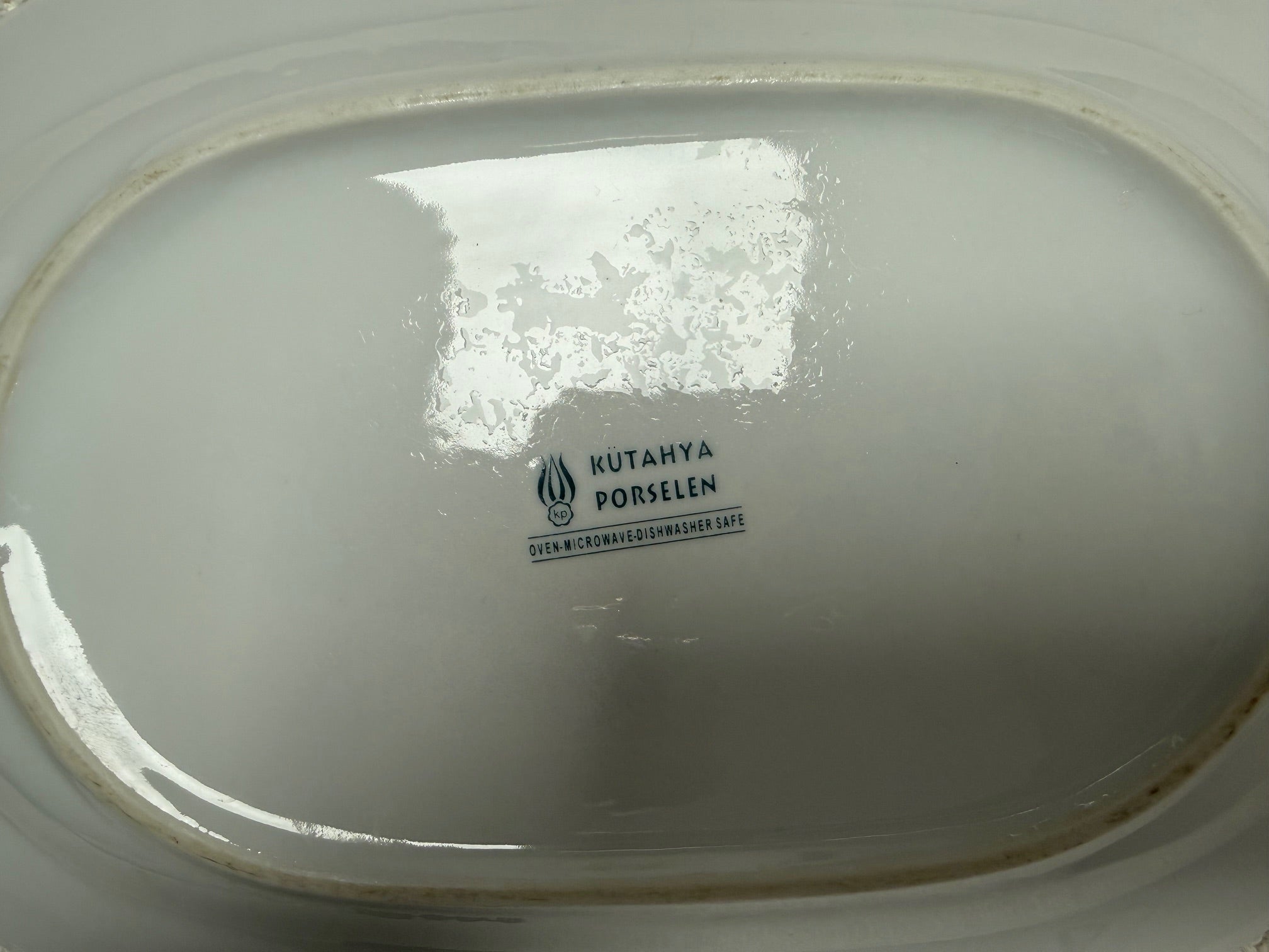 Kütahya Porselen Oval Serving Platter