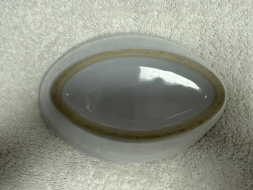 Artisan Oval Ceramic Bowl – Grey Glaze