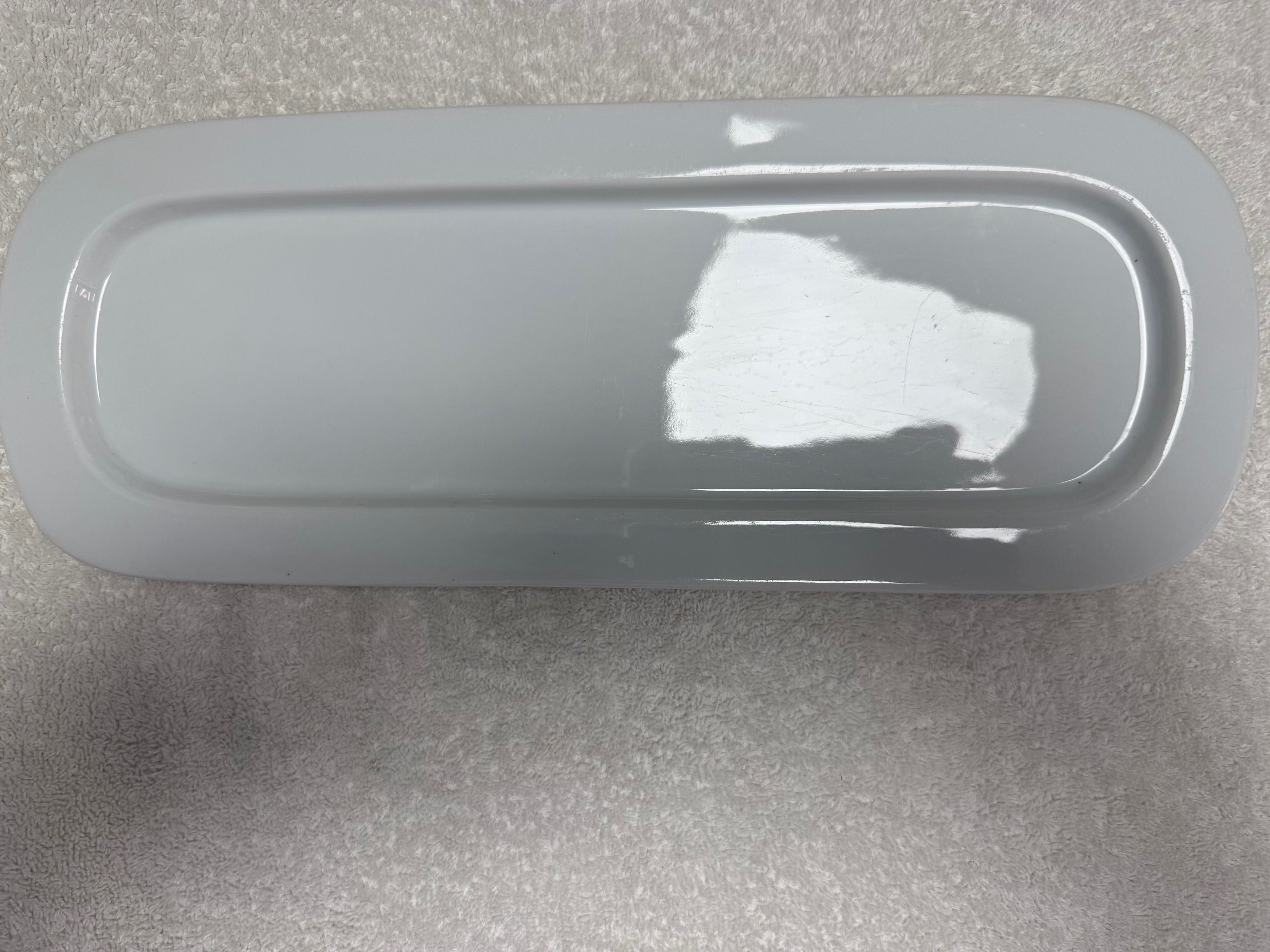 Tania Porcellana Grey Oval Serving Platter