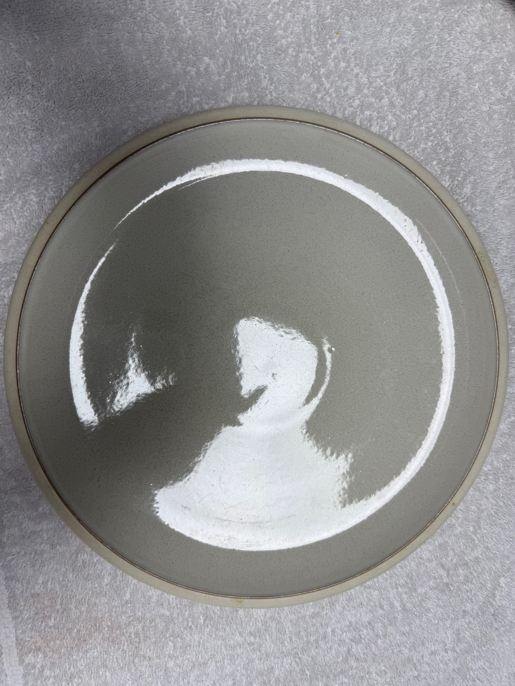 Denby England Stoneware Bowl – Grey Glaze