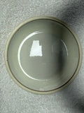Denby England Grey Glazed Bowl with Gold Rim