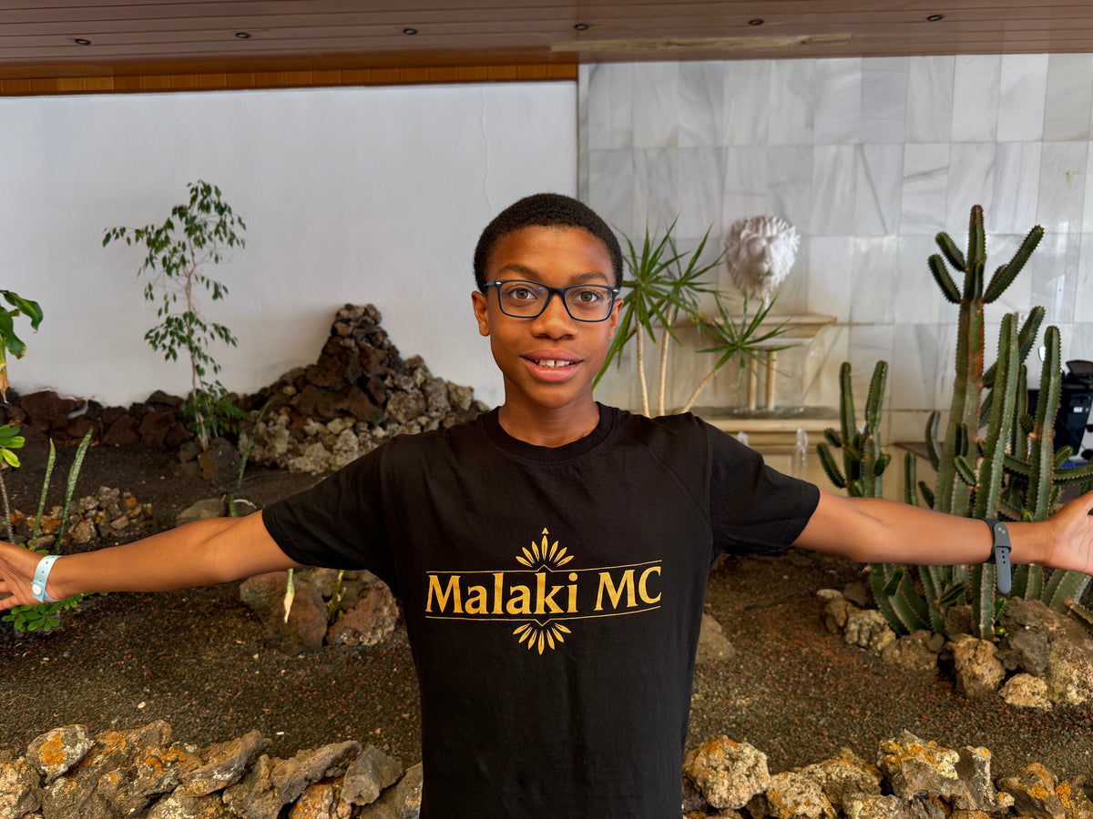 Malaki MC Black T-Shirt worn by Malaki