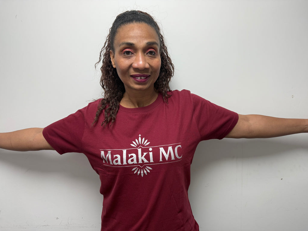 Malaki MC Burgundy T-Shirt - Premium Branded Tee