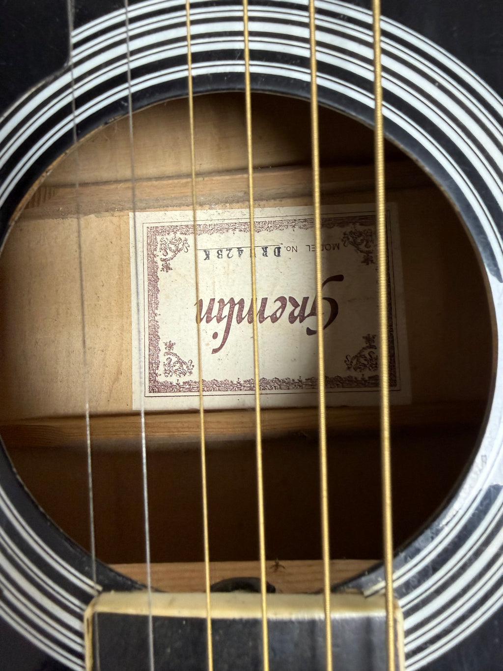 Gremlin Acoustic Guitar - Black Dreadnought (Collection Only)