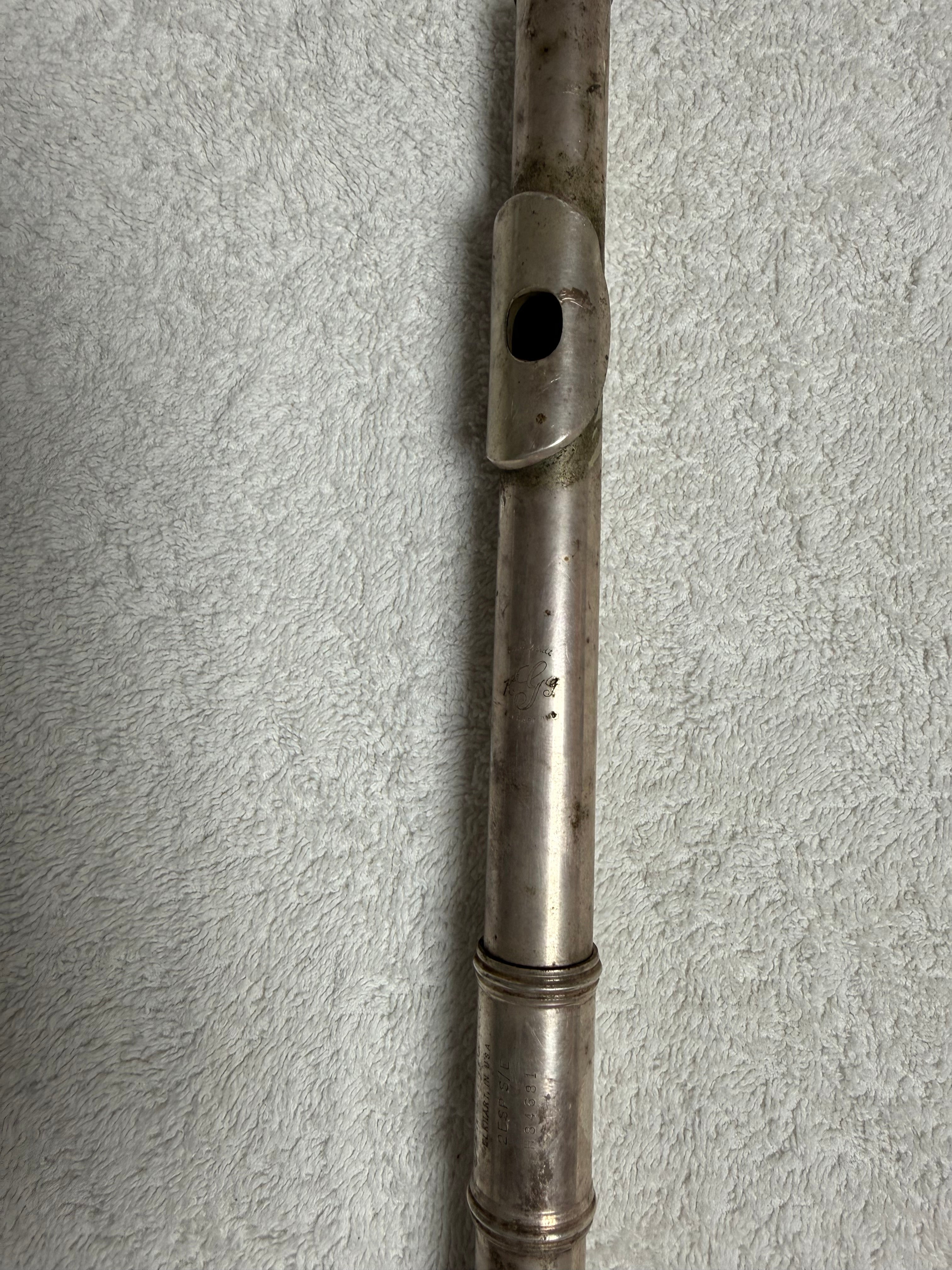 Vintage Sterling Silver Flute - Professional Musical Instrument (Collection Only)