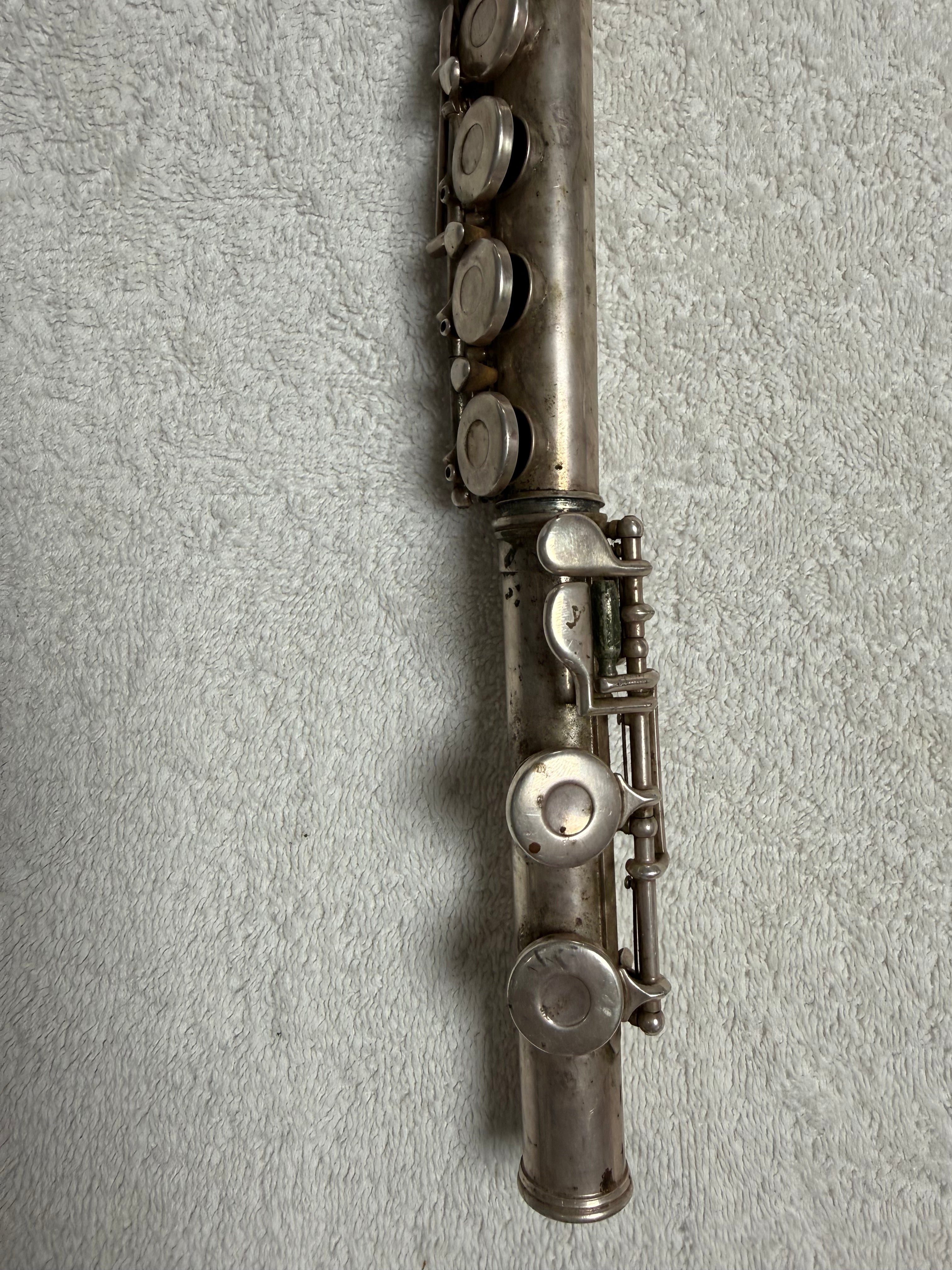 Vintage Sterling Silver Flute - Professional Musical Instrument (Collection Only)