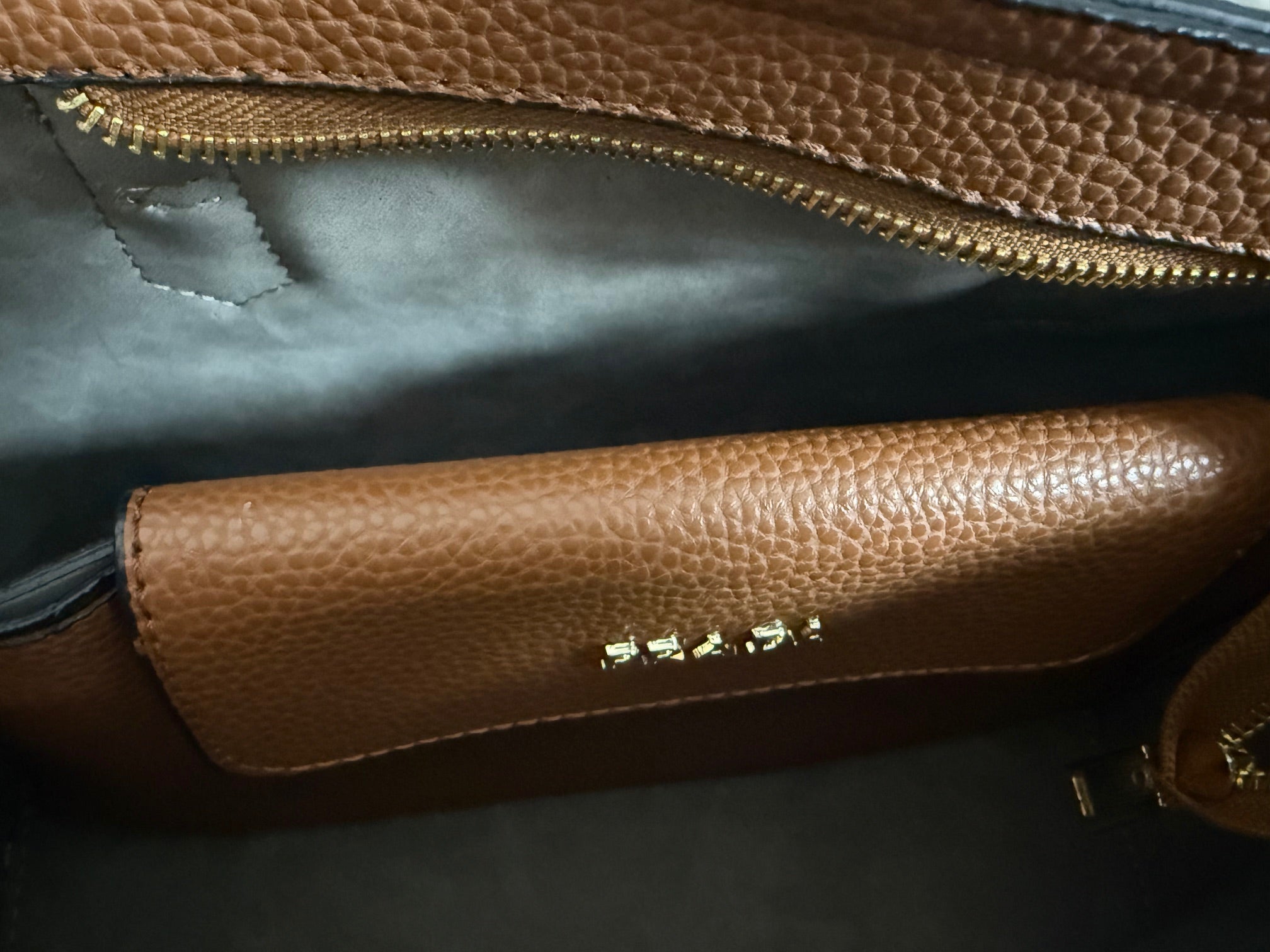 Prada Beige Saffiano Leather Tote Bag - Luxury Designer Handbag